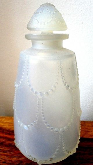 R.  Lalique ' Perles ' Opalescent Perfume Bottle 2