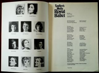 Sadler’s Wells Royal Ballet,  Grand Theatre Leeds Programme 1980 3