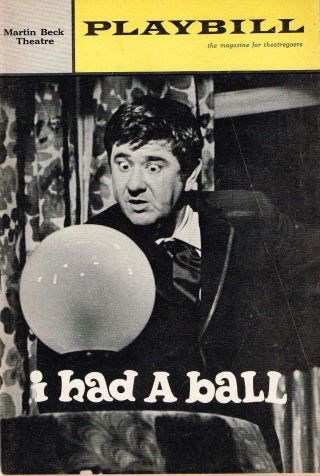 1965 Playbill I Had A Ball Buddy Hackett Richard Kiley