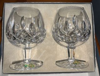 Waterford Crystal Lismore Brandy Balloon Glass 5 1/4 " Set Of 6 Brand