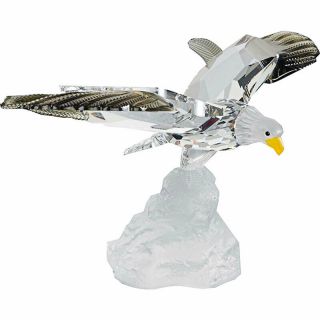 Preciosa Majestic Crystal Eagle Figurine Designer Series Czech W Cert.