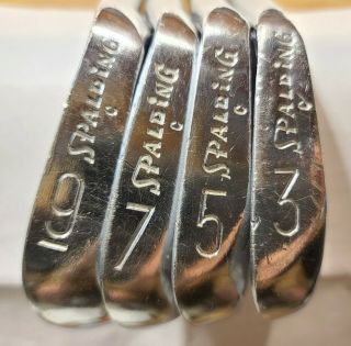 Vtg Spalding Tee Flite Golf Club Iron Set (3,  5,  7,  & 9) Right Hand Steel Shaft