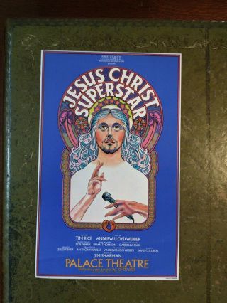Vintage Jesus Christ Superstar The Musical Handbill Flyer - Palace Theatre