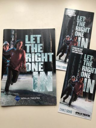 Let The Right One In Theatre Programme,  Flyers Westend