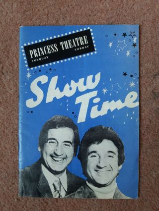 Theatre Programme Mike And Bernie Winters Princess Theatre Torquay 1973