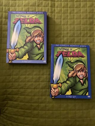 Vintage 2005 Dvd 1989 The Legend Of Zelda Complete Animated Series Set 2 Discs