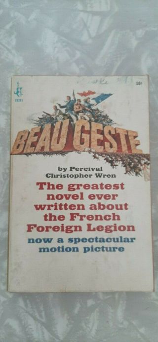 Beau Geste By Percival Christopher Wren,  Vintage 1966 Paperback