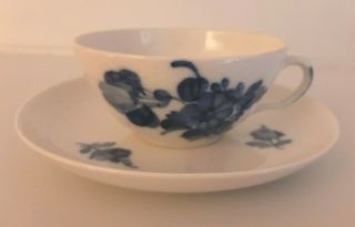 Royal Copenhagen Blue Flower Cup And Saucer 10/80y9