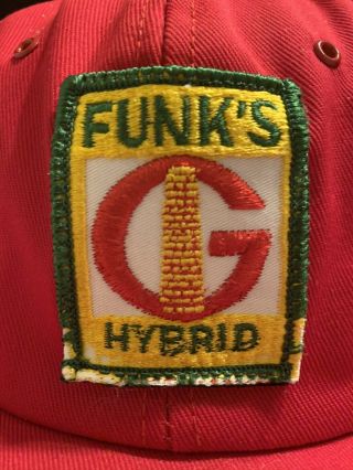 Vintage Funks G - Hybrid Seed Corn Farm Patch Trucker Cap Hat SnapBack K - Brand 2