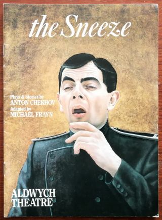 The Sneeze By Anton Chekhov / Michael Frayn,  Aldwych Theatre Programme 1990’s