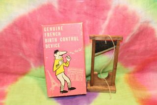 Vtg.  1969 Franco - American Novelty® French Birth Control Device Gag Gift