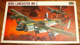 Vintage 1/72 Revell Avro Lancaster Mk I H207:200 ©1965