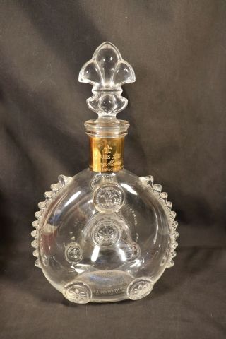 Louis Xiii Remy Martin Cognac Baccarat Crystal Decanter Case
