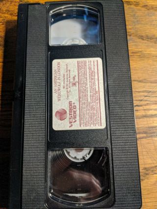 An American Werewolf In London VHS (1985) Horror vestron video vintage 3