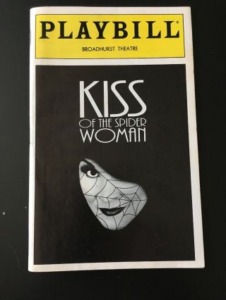 Kiss Of The Spider Woman Playbill (1994) Vanessa Williams,  Brian Stoke Mitchell
