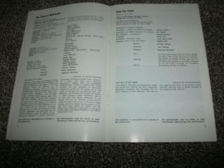 Opera for All theatre programme (1970/71 tour,  Welsh National Opera,  etc) 3