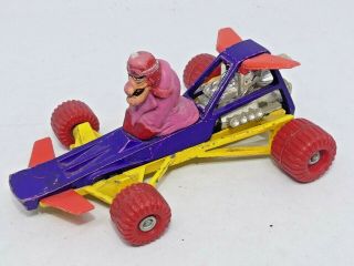 Vintage Corgi Hanna Barbera Wacky Races Dick Dastardly Racer Diecast Toy Car