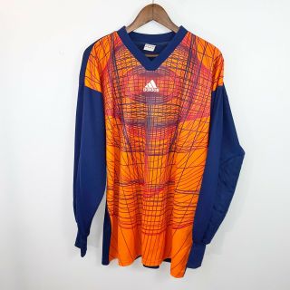 Vintage Adidas Goalkeeper Football Soccer Jersey Shirt Adult Size Large L