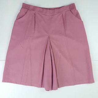 Functionals Made In Canada Plus Sz 18 Cullote Baggy Skirt Short Pants Pink Vtg