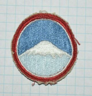 Vintage Ww2 Wwii Us Army Far East Command Japan Occupation Patch Mt Fuji