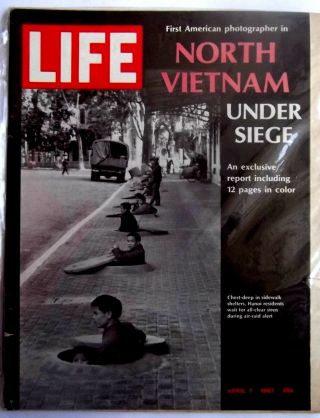 Vintage Life Magazine; April 7,  1967.  North Vietnam Under Siege
