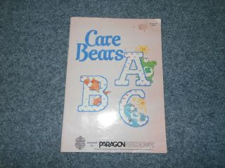 1985 Paragon Vintage Care Bears Needlecraft 5109 Cross Stitch Book