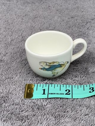 Wedgwood Peter Rabbit Childs Mini Cup Replacement From Childs Tea Set