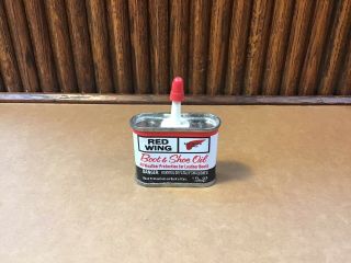 Vintage Red Wing Boot And Shoe Oil Small 1oz Size