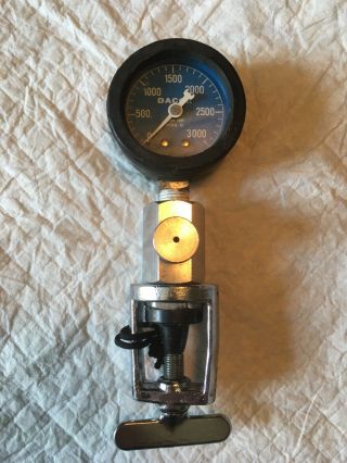 Vintage Dacor Scuba Skin Diving Tank Pressure Gauge