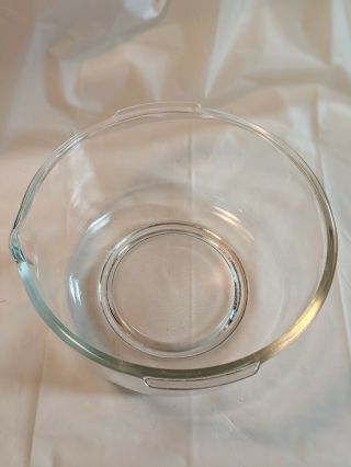 Vintage Oster Regency Kitchen Center Large Glass Mixing Replacement Bowl 9 "