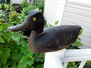 Antique Duck Decoy,  Nova Scotia Carver John Smith Folk Art Bird Carving