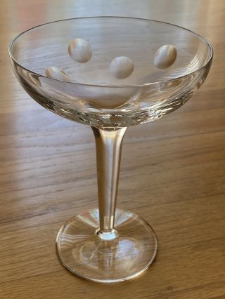 Waterford Crystal John Rocha Imprint Champagne / Tall Sherbet / Martini Set Of 5