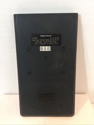 Vintage Radio Shack Programmable Scientific Calculator EC 4019 With Case 3