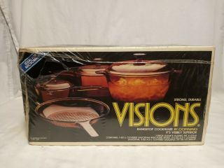 Visions Rangetop Cookware By Corning 7 Piece Set V - 370 - N