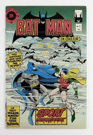 Vintage Éditions Héritage French Comic Book: Batman 1 - 1982 (8.  0) Very Fine