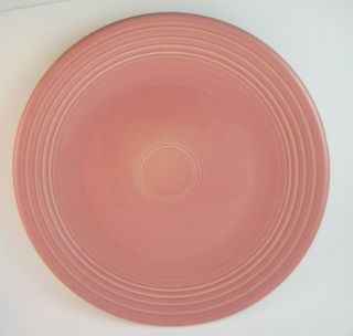 Homer Laughlin Fiesta Rose (contemporary) 11 3/4 " Chop Plate