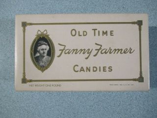 Fanny Farmer Old Time Candies Vintage Box Rochester Ny Statue Of Liberty
