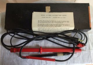 Simpson Vintage High Voltage Probe Model 269,  16,  000 Volt,  Instructions,  Box