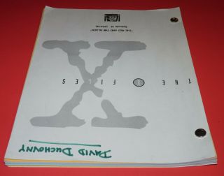 Rare TV script The X Files Mulder Scully FBI paranormal science 2