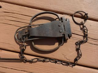 1 Oneida jump Stoploss trap,  pan,  vintage collector trap,  not newhouse 3