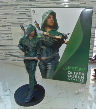 13 " Dc Gentle Giant Arrow Oliver Queen Statue From Arrow Tv Series 1st Version