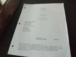 Supernatural - Tv Series - - Production Draft Script - Ep - " Tombstone "