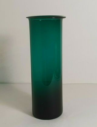 Large Holmegaard Per Lutken 1961 Greenland Studio Glass Vase 25 Cm Tall Signed