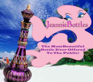 Mirrored Rich Purple I Dream Of Jeannie/genie Bottle Holiday Special