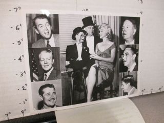 Cbs Tv Radio Show Photo 1956 Marilyn Monroe Edgar Bergen W.  C.  Fields 20th Anniv