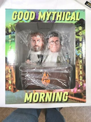 Good Mythical Morning Rhett And Link Bobbleheads Gmm Bobble Heads Mythical