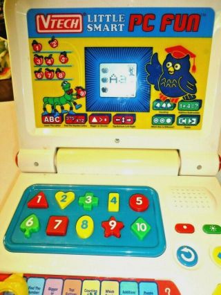 Vintage Vtech Little Smart PC Fun Perfect Toddler Computer 1990’s 2