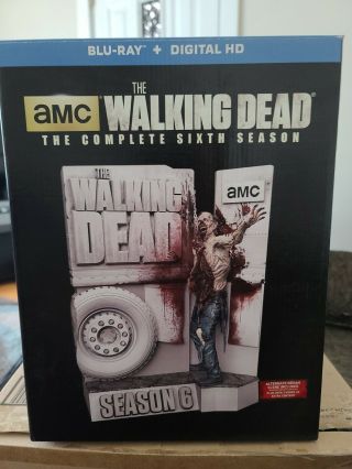 The Walking Dead Season 6 Blu Ray Limited Edition Truck Zombie Very Good Cond