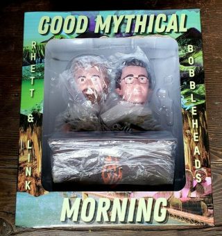 Official Good Mythical Morning Bobbleheads Set Rhett And Link Youtube Series