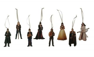 Once Upon A Time - Abc Tv Series 8 Character Holiday Ornament Set By Icon Heroes